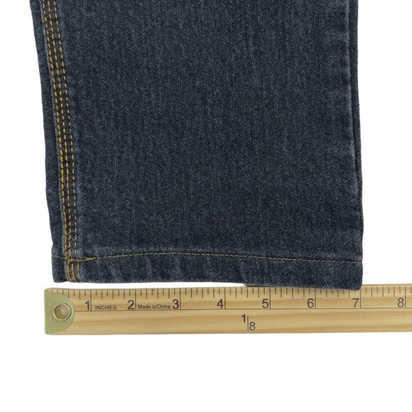 Alini PCK Jeans Women's Denim Jeans Size 33 Stretch Mid Rise Slim Leg Navy - Picture 11 of 12